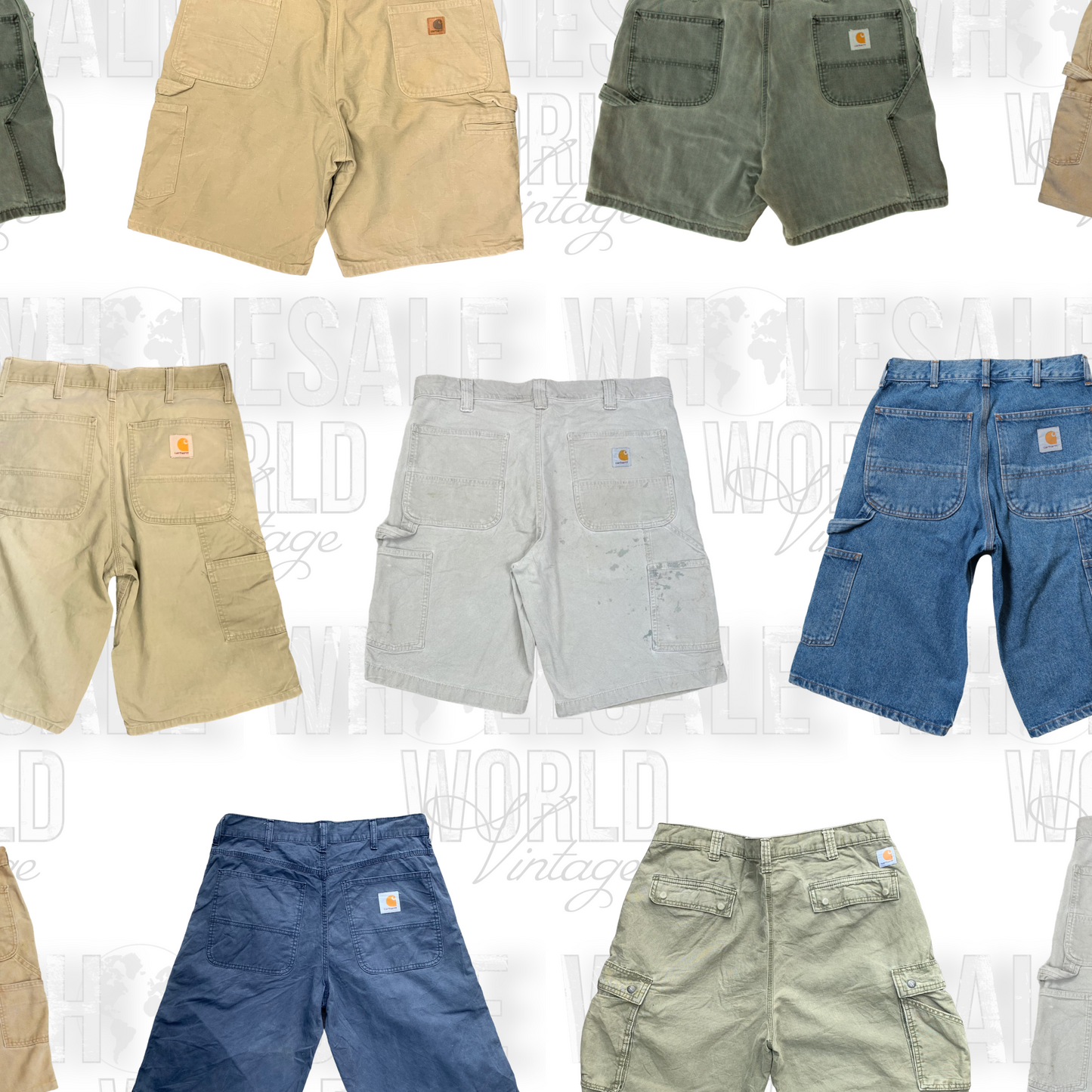 PRE ORDER - VINTAGE CARHARTT & DICKIES SHORTS MIX - GRADE A - 100pc