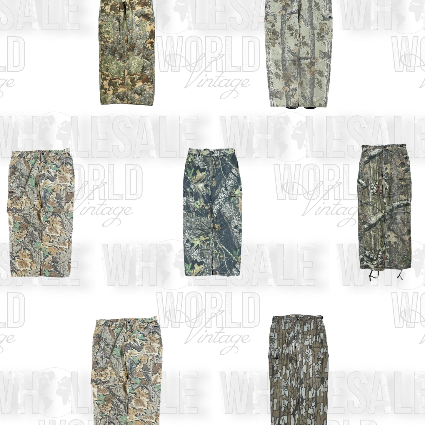 REAL TREE TROUSER MIX (JOGGERS/JEANS/CARGOS) - GRADE A - 50pc