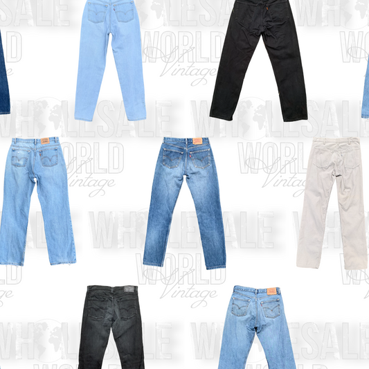 OVERSIZED LEVI'S (ANY NUMBER) JEANS - GRADE A - 50pc