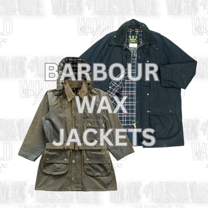 BARBOUR WAX JACKETS - GRADE AB - 20pc