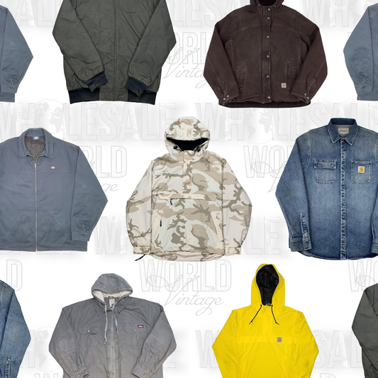 CARHARTT & DICKIES JACKETS (NON CREAM) - GRADE A - 50pc