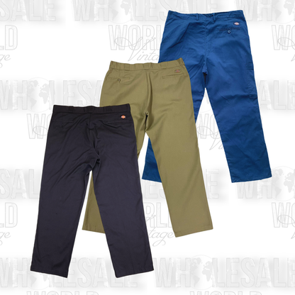 DICKIES 874 & SKATER COTTON TROUSERS - GRADE A - 50pc