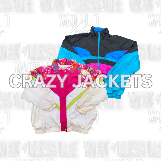 CRAZY WINDBREAKER JACKETS - GRADE A - 50pc