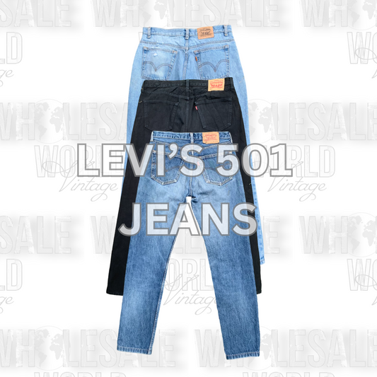 PRE ORDER - LEVI'S 501 JEANS - GRADE A - 40pc