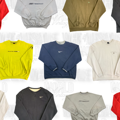 PREMIUM VINTAGE BRANDED SWEATSHIRTS & HOODIES - GRADE A - 50pc