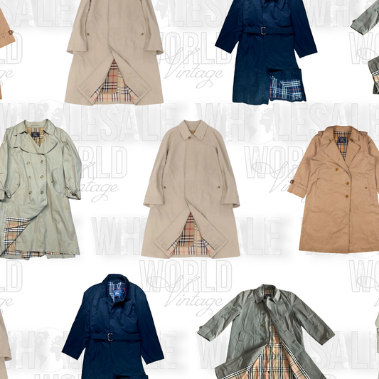 BURBERRY TRENCH COAT & LONG JACKET MIX - GRADE A - 25pc