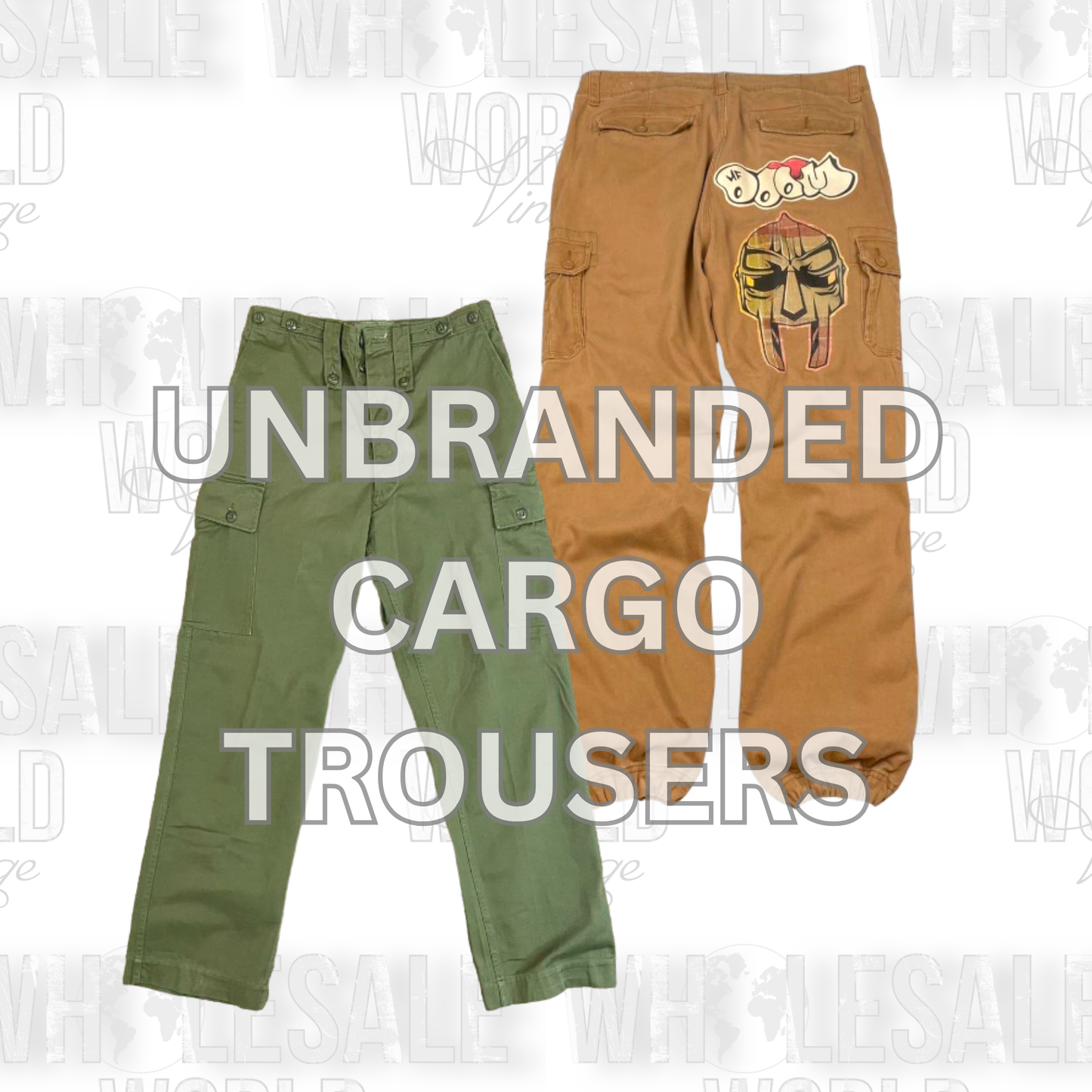 UNBRANDED CARGO PANTS - GRADE A - 50pc