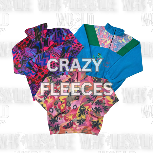 PREMIUM CRAZY FLEECES - GRADE A - 50pc