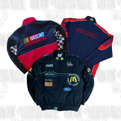 PRE ORDER - NYLON NASCAR JACKETS - GRADE A - 20pc