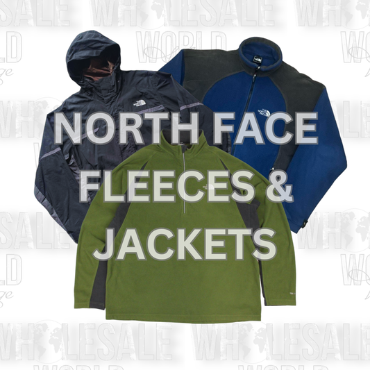 NORTH FACE FLEECES & JACKETS MIX - GRADE A - 50pc