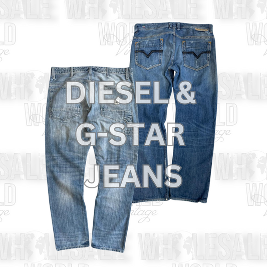 DIESEL & G-STAR JEANS - GRADE A - 80pc