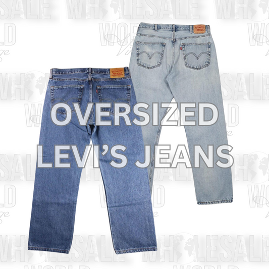 OVERSIZED LEVI'S (ANY NUMBER) JEANS - GRADE A - 50pc