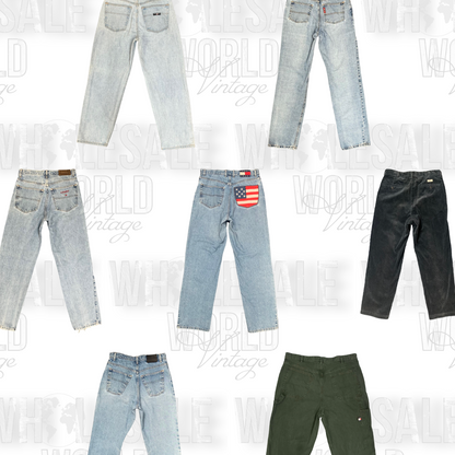 RALPH LAUREN & TOMMY HILFIGER JEANS - GRADE A - 50pc