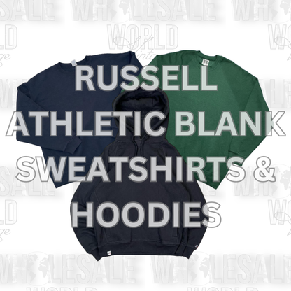 RUSSELL ATHLETIC BLANK SWEATSHIRTS - GRADE A - 50pc