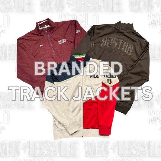 BRANDED TRACK JACKETS - GRADE A - 50pc