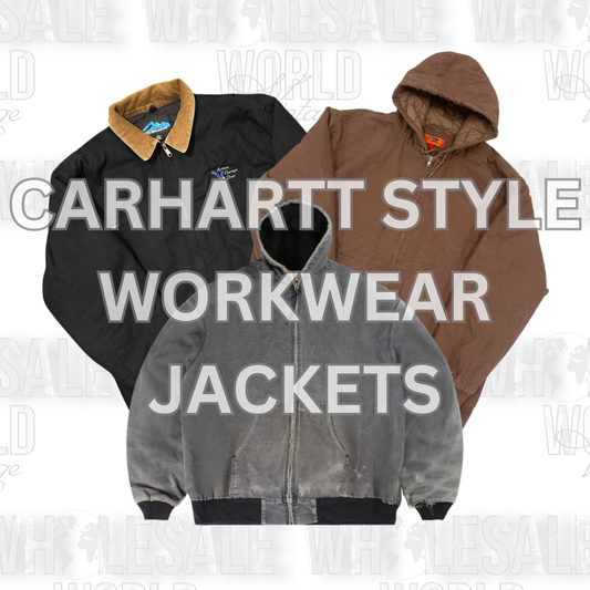 PRE ORDER - CARHARTT STYLE UNBRANDED WORKWEAR JACKETS - GRADE A/B - 35pc