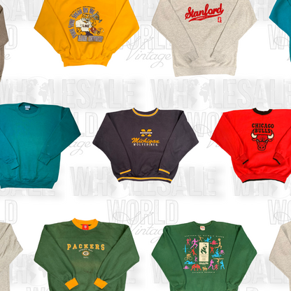 VINTAGE USA SWEATSHIRTS - GRADE A - 70pc