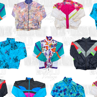 CRAZY WINDBREAKER JACKETS - GRADE A - 50pc