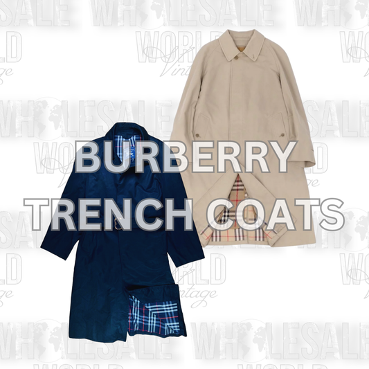 BURBERRY TRENCH COAT & LONG JACKET MIX - GRADE A - 25pc