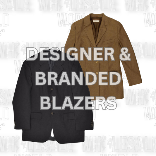 DESIGNER BRANDED BLAZER - GRADE A - 50pc