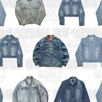 UNBRANDED DENIM JACKETS - GRADE A - 50pc