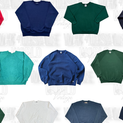 UNBRANDED BLANK SWEATSHIRTS - GRADE A - 50pc