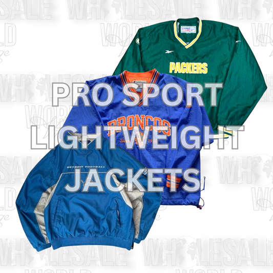 PRE ORDER - PRO SPORT LIGHTWEIGHT JACKETS - GRADE A - 50pc