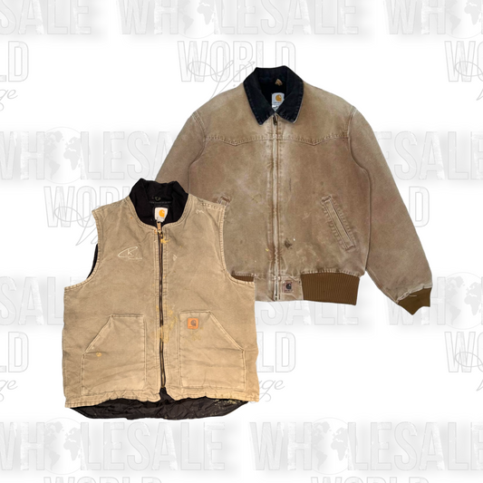 PRE ORDER - ORIGINAL CARHARTT & DICKIES JACKETS - GRADE BC - 25pc