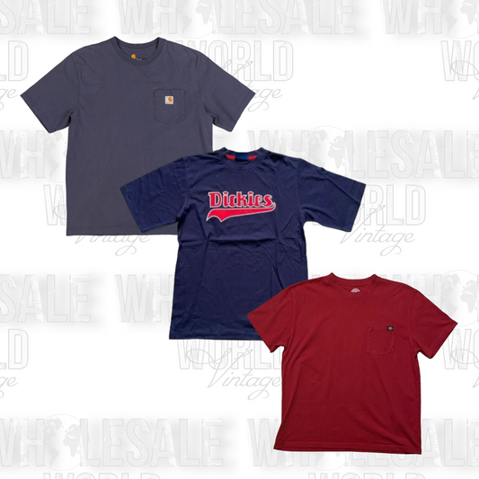 PRE ORDER - VINTAGE CARHARTT & DICKIES T-SHIRTS - GRADE A - 100pc