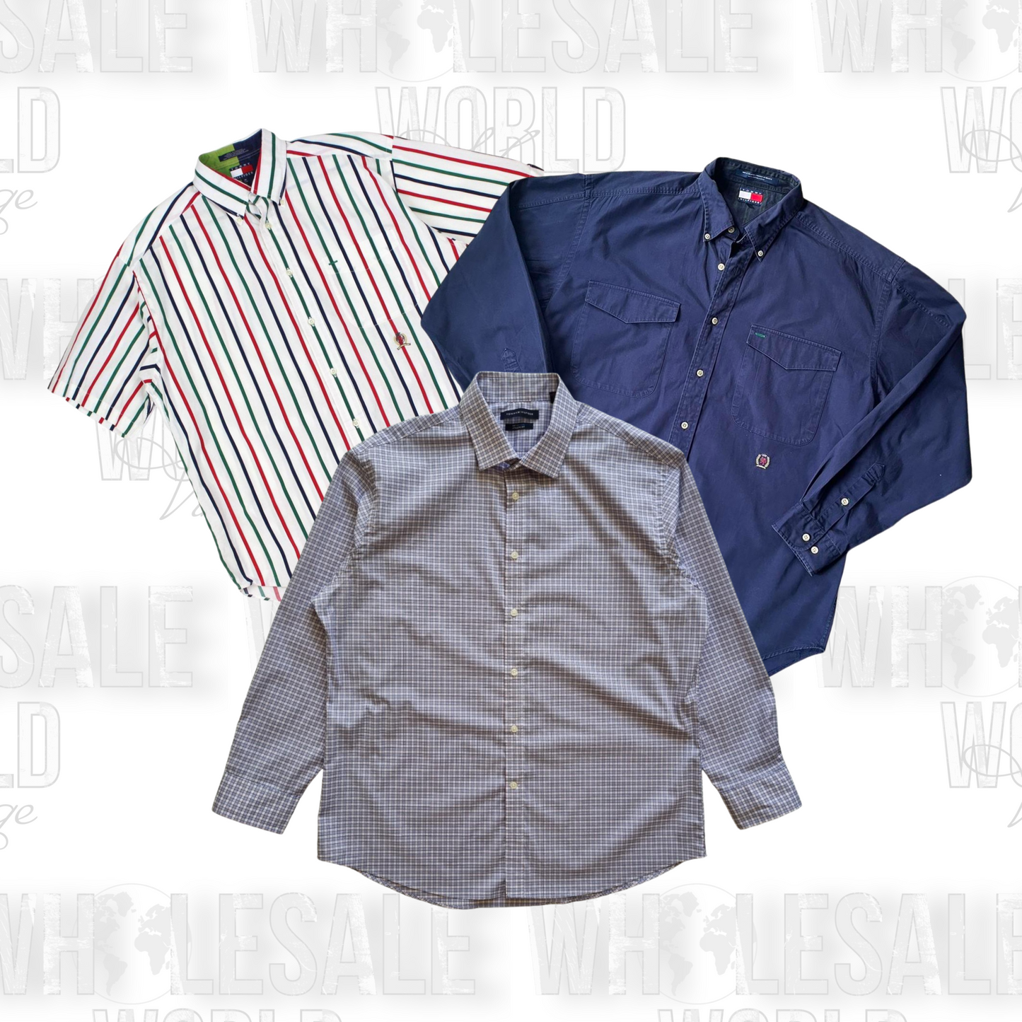 TOMMY HILFIGER SHIRTS - GRADE A - 100pc