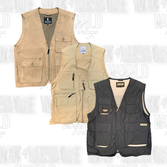 UNBRANDED UTILITY VESTS - GRADE A - 50pc