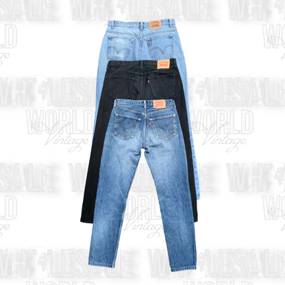 OVERSIZED LEVI'S (ANY NUMBER) JEANS - GRADE A - 50pc