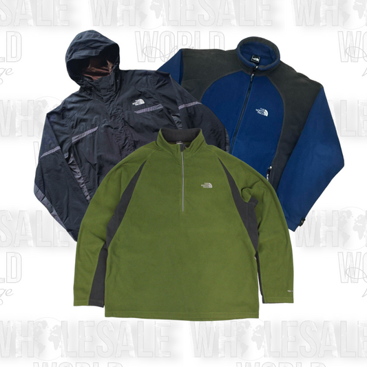 PRE ORDER - NORTH FACE FLEECES & JACKETS MIX - GRADE A - 50pc