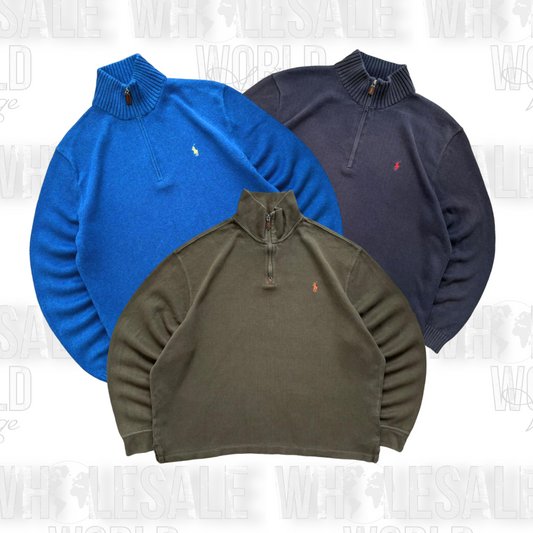 PRE ORDER - RALPH LAUREN 1/4 ZIP SWEATSHIRTS - GRADE A - 50pc