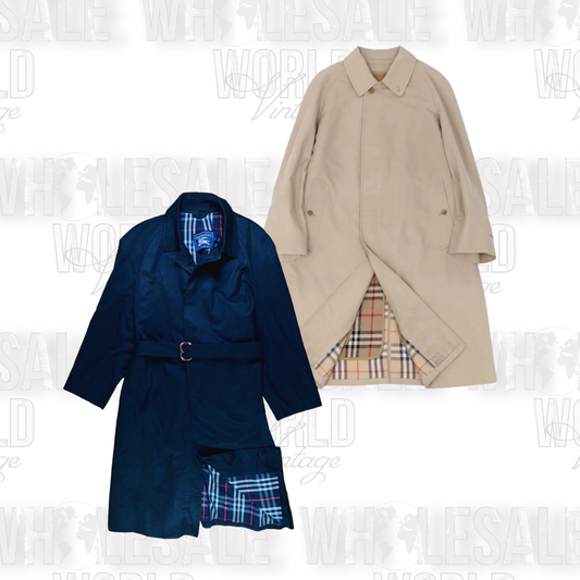 BURBERRY TRENCH COAT & LONG JACKET MIX - GRADE A - 25pc