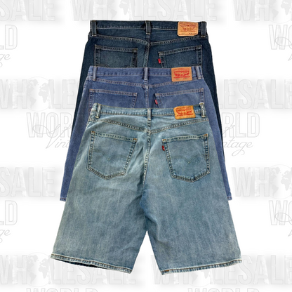 LEVI'S DENIM SHORTS - GRADE A - 50pc