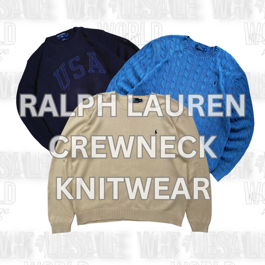 PRE ORDER - RALPH LAUREN ROUND NECK KNITWEAR SWEATER - GRADE A - 40pc