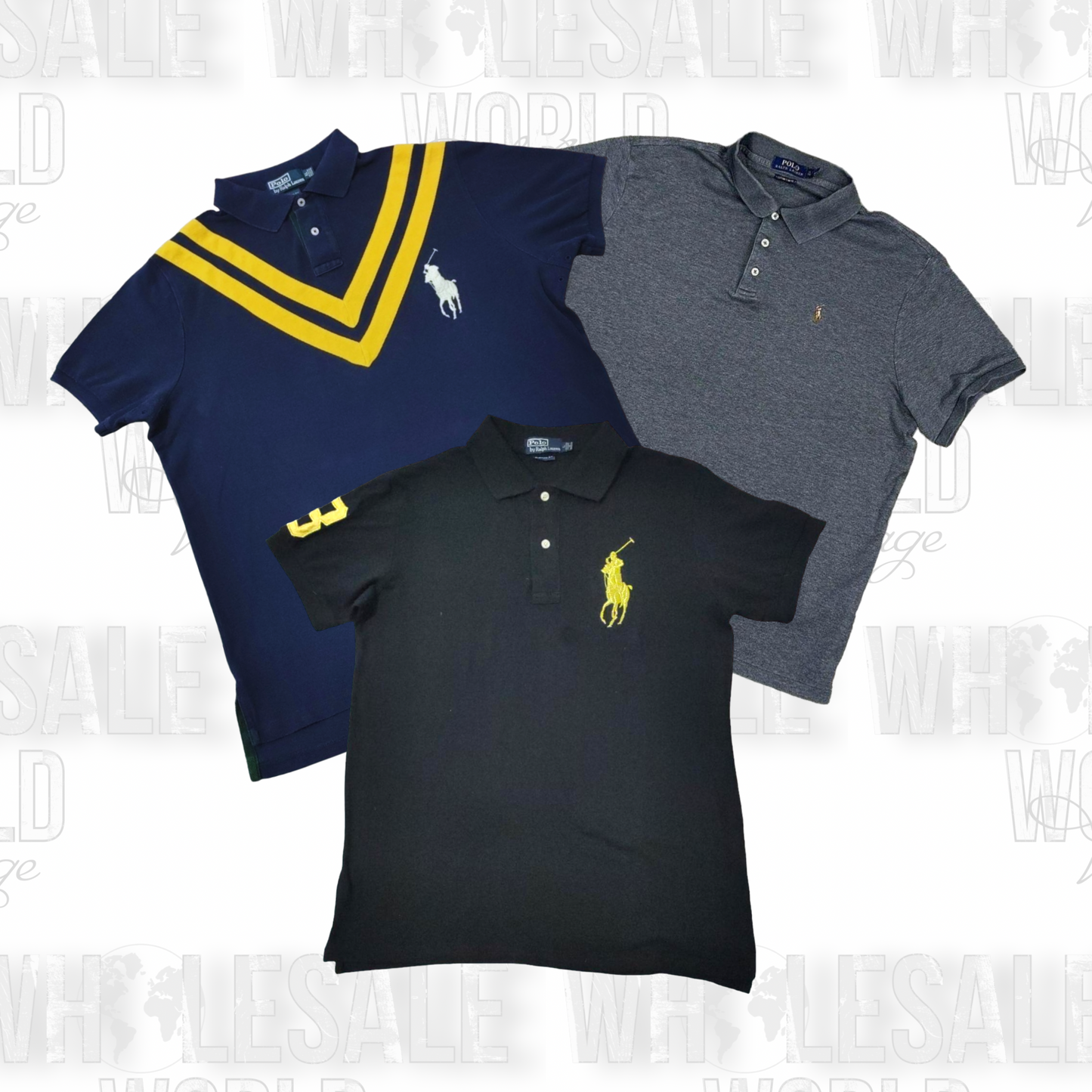 PRE ORDER - RALPH LAUREN POLO SHIRTS - GRADE A - 100pc