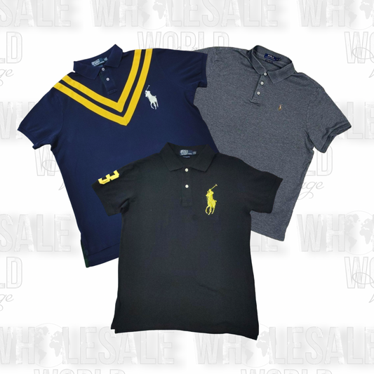 RALPH LAUREN POLO SHIRTS - GRADE A - 100pc