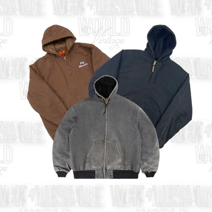 CARHARTT STYLE UNBRANDED WORKWEAR JACKETS - GRADE A/B - 25pc