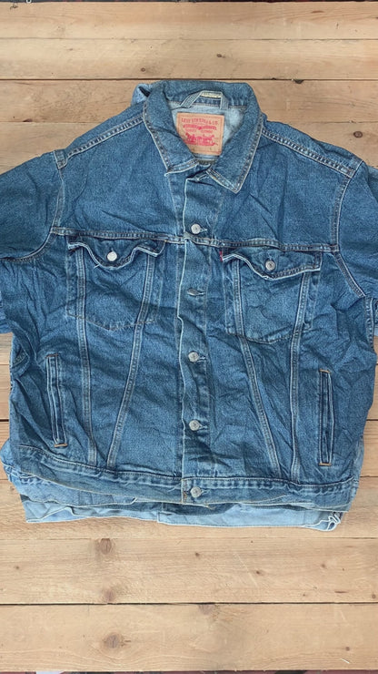 PRE ORDER - LLW (LEVI'S / LEE / WRANGLER) DENIM JACKETS - GRADE A - 50pc